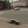 Еще один провал грунта прошел в центре Нижнего Новгорода