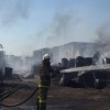 16 июля в восточной промзоне Дзержинска на Игумновском шоссе произошел сильный пожар