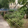 На улице Ильинской рабочие приступили к ремонту переходных мостиков