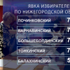 Почти 66% составила явка на выборах главы государства в Нижегородской области