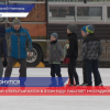 Нижегородские конькобежцы тренируются на первом открытом катке в Нижнем Новгороде