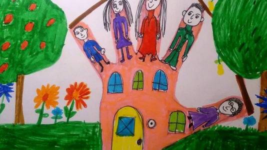 Конкурс детских рисунков, посвященный Международному Дню семьи «Моя семья»