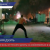 Мужчины устроили дуэль на фейерверках в Балашихе