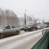 Снегопад спровоцировал огромные пробки в Нижнем Новгороде