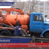 Водооткачивающая техника работает на улице Дьяконова в Нижнем Новгороде