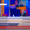 Прошла прямая линия с президентом России Владимиром Путиным