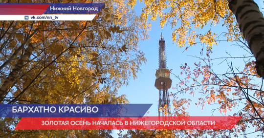 Золотая осень началась в Нижегородской области 