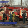 Кровля здания загорелась в нижегородском поселке Луч