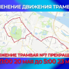 Движение трамваев №7 в Нижнем Новгороде  будет временно прекращено