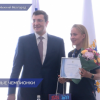 Глеб Никитин поздравил футболисток «Норманочки» и вручил благодарственные письма