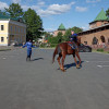 Конное шоу впервые состоялось в Нижегородском Кремле