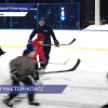 Легендарный нижегородский хоккеист Анатолий Водопьянов провел мастер-класс на новой спортивной площадке