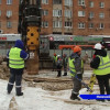 Первую сваю будущего котлована для новой станции метро забили на улице Горького