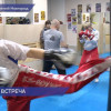 Звездные спортсменки Екатерина Серова и Мария Делоглан провели тренировку для нашей съемочной группы
