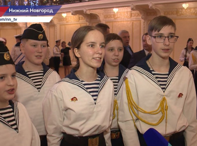 80 воспитанников Нижегородского детского речного пароходства торжественно посвятили в юнги 