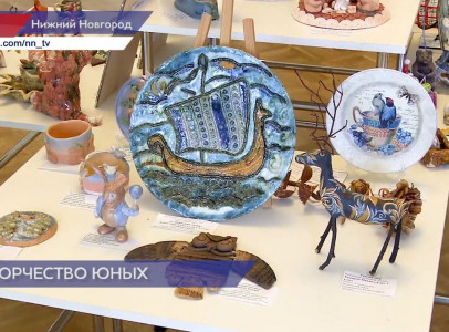 Выставка «Творчество юных - любимому городу» открылась в Нижнем Новгороде