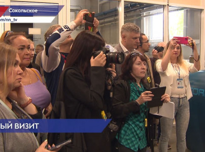 Журналисты со всей Нижегородской области посетили три крупных предприятия в Сокольском