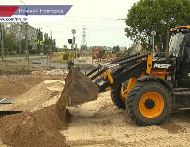 Первый этап капитального ремонта теплосетей на улице Акимова в Нижнем Новгороде подходит к концу