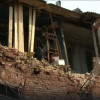 У дома №7 в переулке Вахитова обрушилась стена