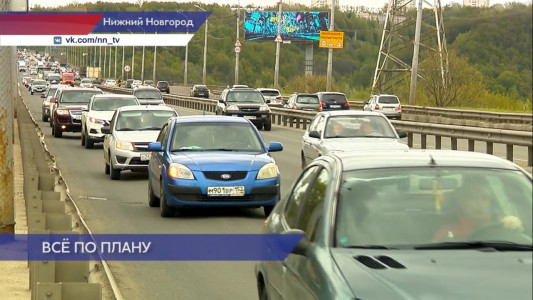 Движение по Мызинскому мосту в Нижнем Новгороде ограничат из-за ремонта