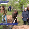 Жители Канавинского района и представители городской власти высадили деревья в сквере Победы