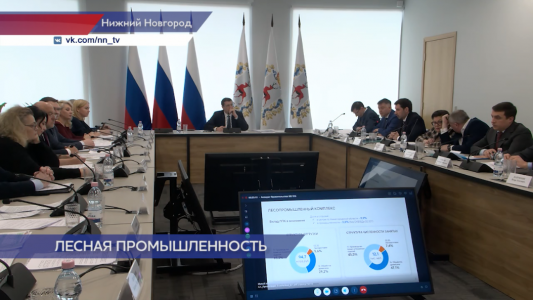 На заседании антикризисного оперштаба обсудили меры поддержки деревообрабатывающей отрасли