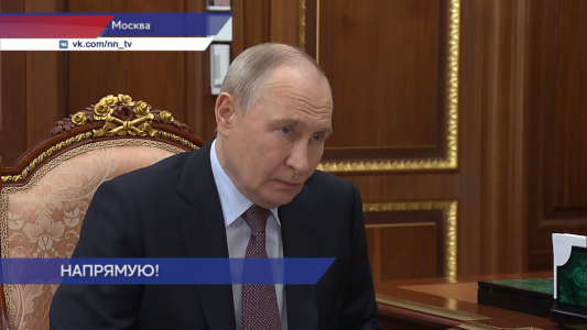 Губернатор Глеб Никитин отчитался Владимиру Путину о ситуации в Нижегородской области