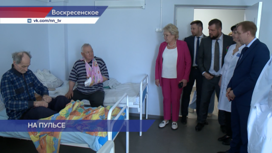 Замгубернатора и министр здравоохранения посетили три района Нижегородской области с рабочим визитом
