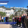 Церемония возложения цветов в честь Дня Победы прошла в сквере имени Жукова