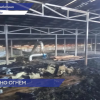Крупный пожар произошел на текстильном производстве в Павловском округе