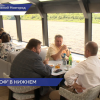Новое электросудно «Петергоф» запустили в Нижнем Новгороде