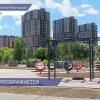 Благоустройство сквера по улице Космонавта Комарова проходит в Нижнем Новгороде