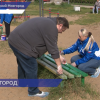 Волонтёры и местные жители отремонтировали детскую площадку на улице Авангардной в Нижнем Новгороде
