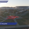 50-метровую футболку сборной России развернули на Стрелке
